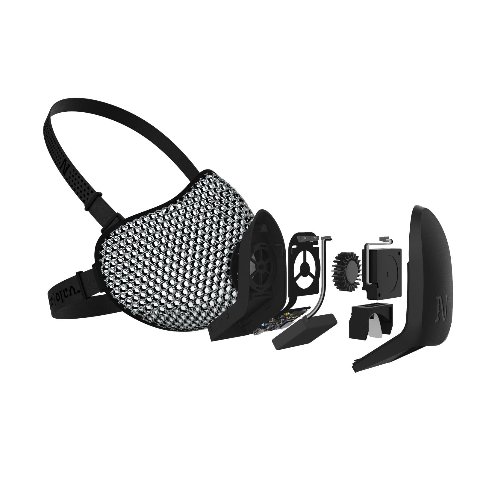Narvalo Urban Mask FFP3 con valvola smart Active Shield